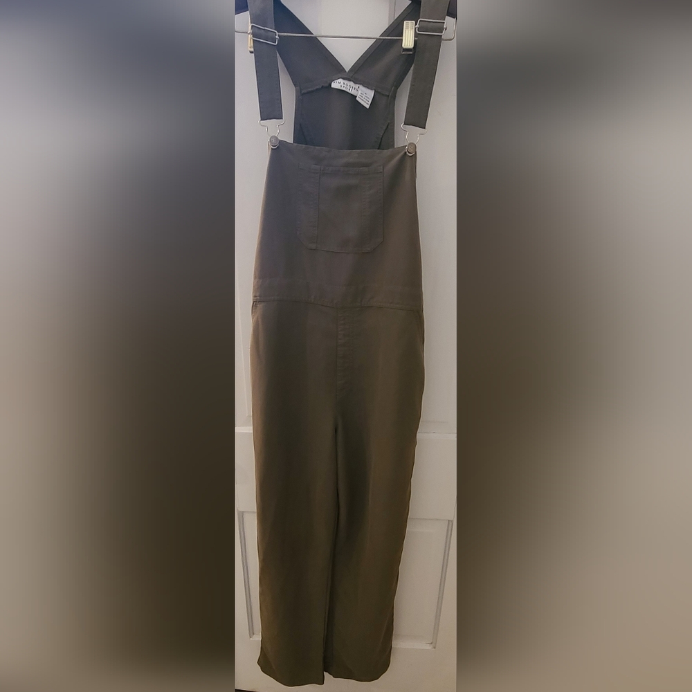 Kim Rogers Olive Green Overalls